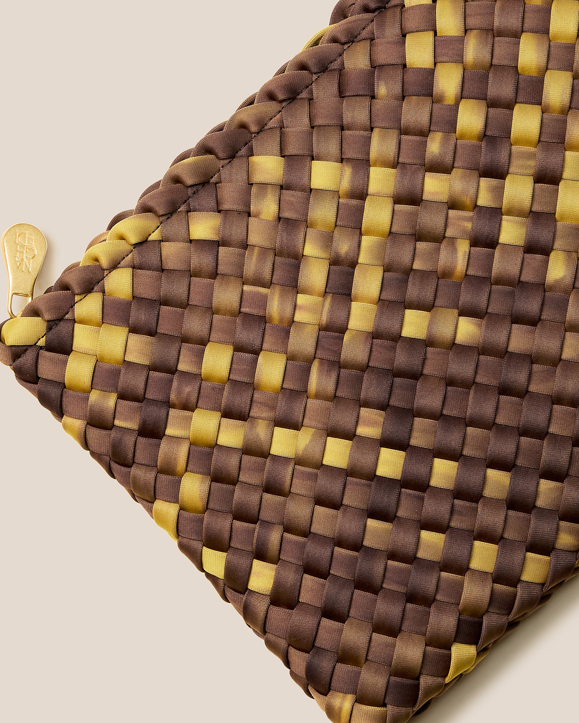 Petit cabas St. Barths aquarelle | Écaille de tortue