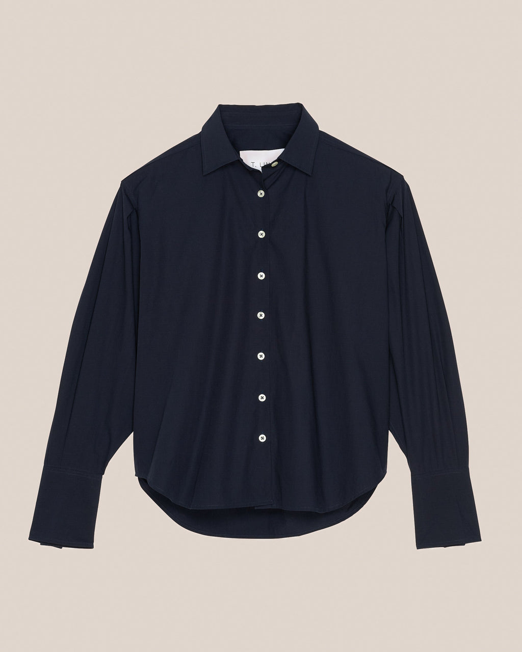 Chemise Isabel T.Line | Popeline bleu marine