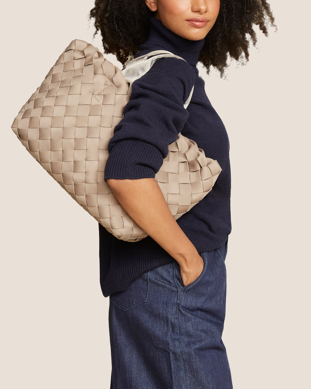 Sac fourre-tout Tangier de taille moyenne | Cachemire