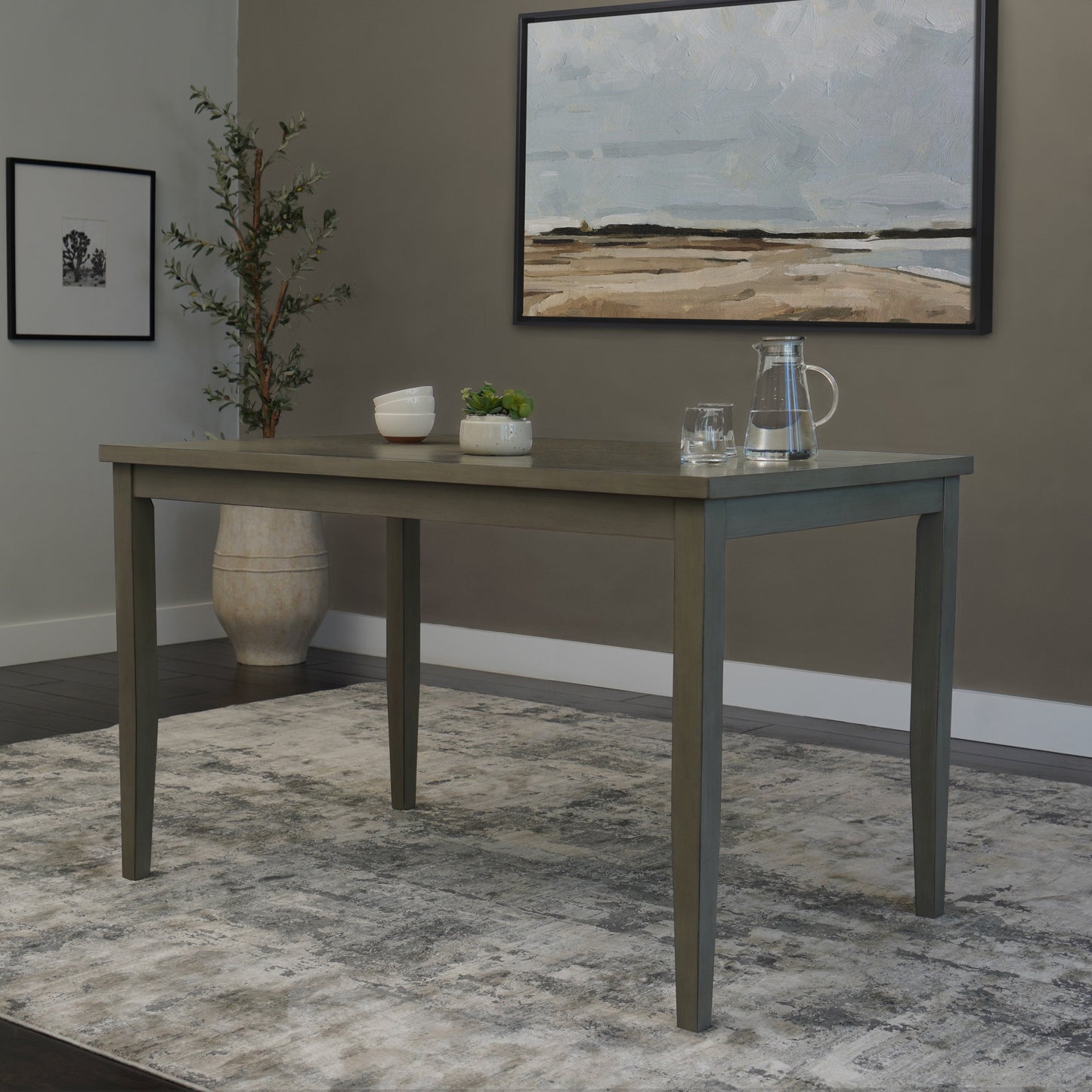 Table de salle à manger Théodore - Grise