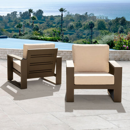 Ensemble de tables gigognes Torren 3 pièces - Beige