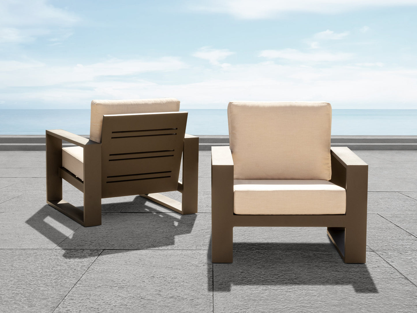 Fauteuil Torren (lot de 2) - Beige