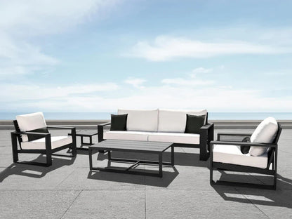 Ensemble de tables gigognes Torren 3 pièces - Blanc