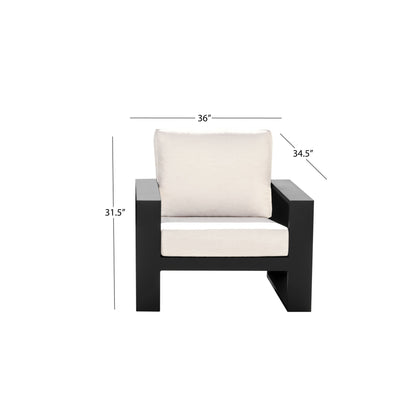 Fauteuil Torren (lot de 2) - Blanc