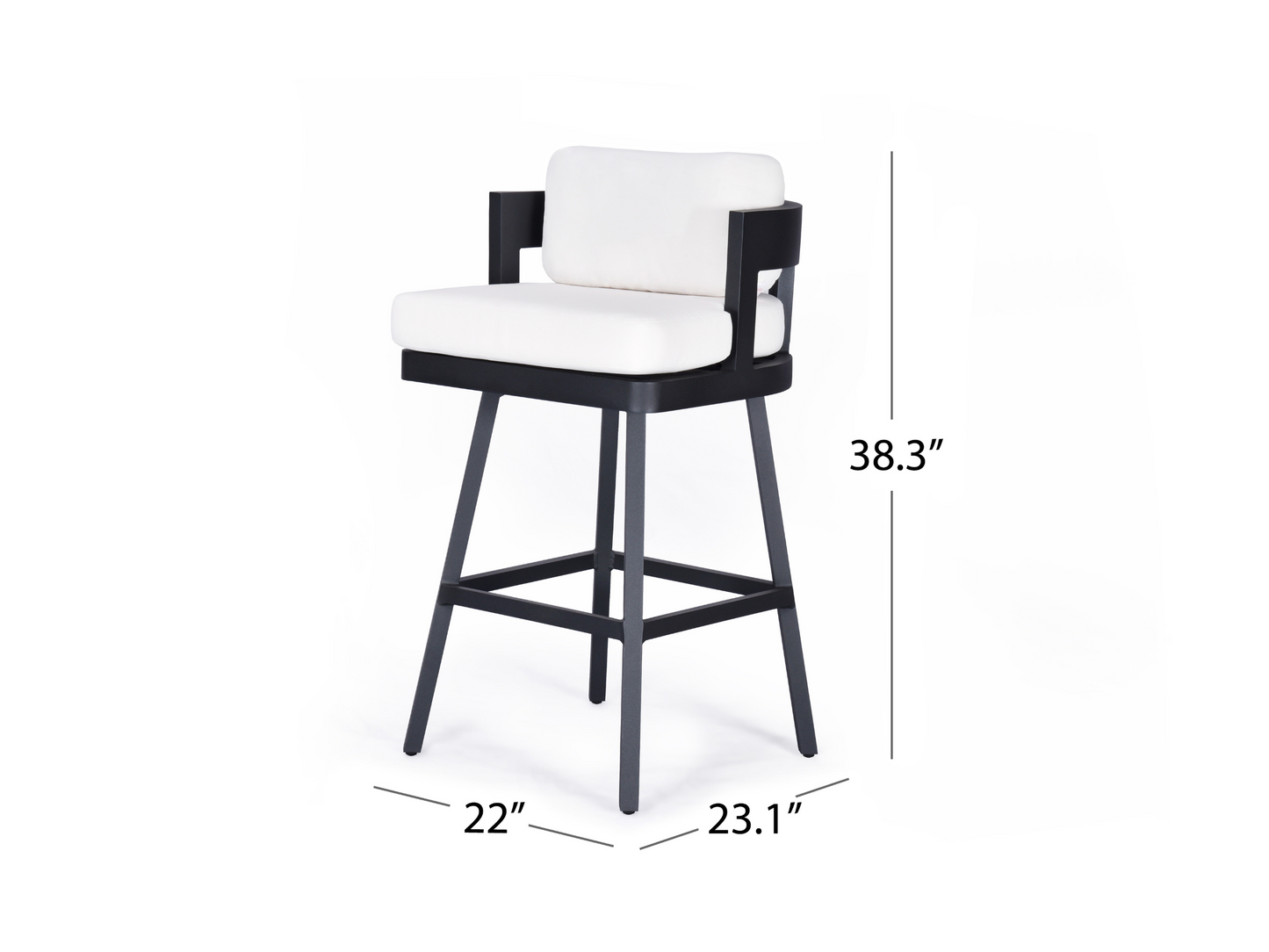 Tabouret de bar pivotant d'extérieur Santino®