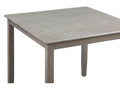 Ensemble de salle à manger Walker 5 pièces en bois, hauteur comptoir - Gris