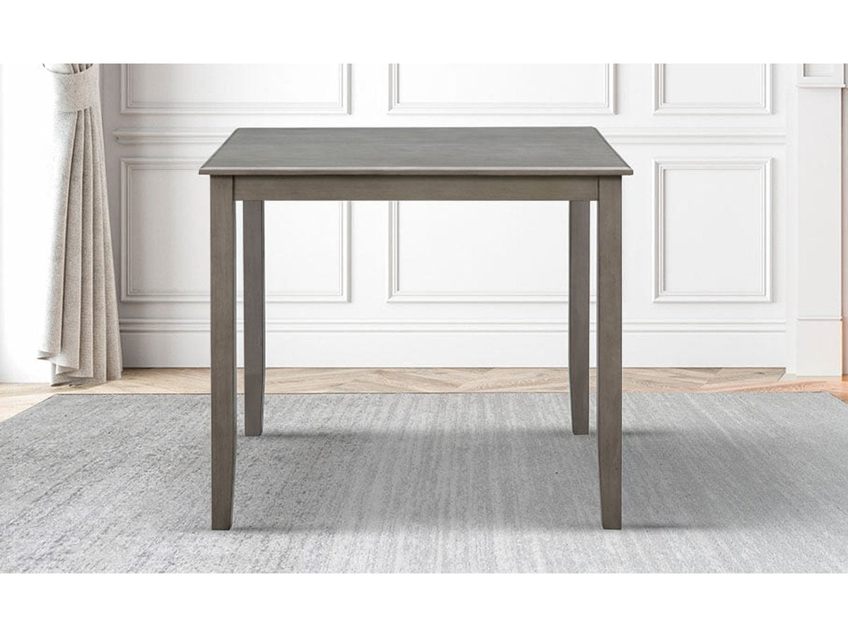 Table de comptoir haute Walker en bois - Grise