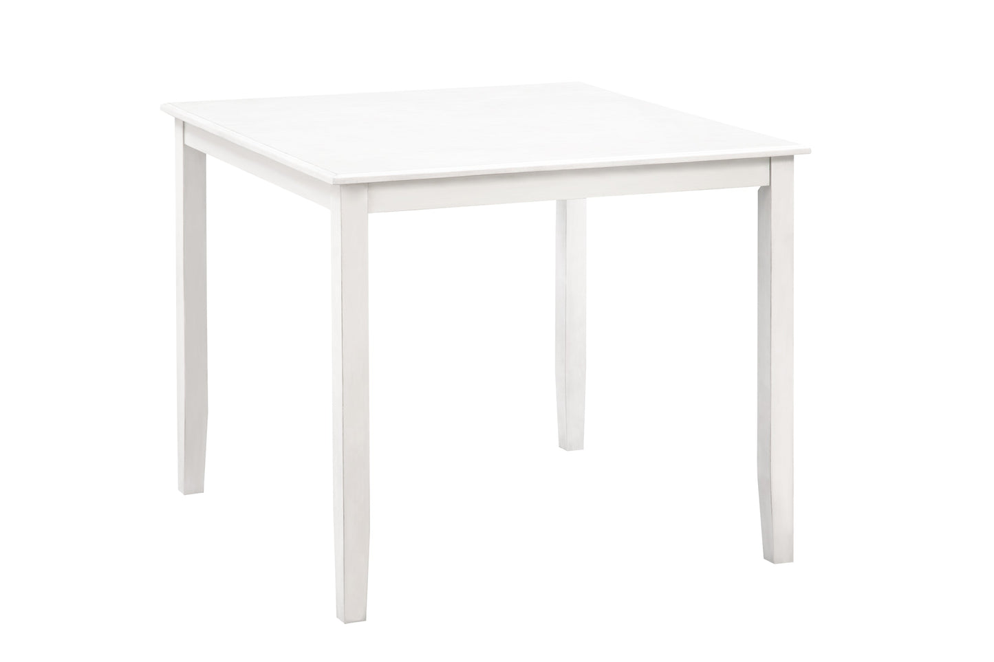 Table de comptoir haute Walker en bois - Blanche