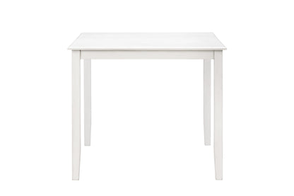 Table de comptoir haute Walker en bois - Blanche