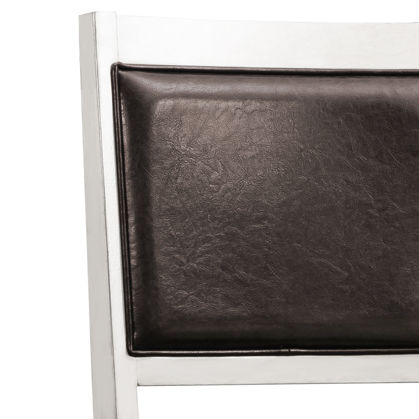 Tabourets de bar Walker en bois (lot de 4), blancs