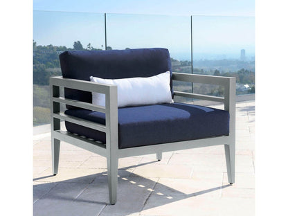 Fauteuil Belamar (lot de 2) - Bleu