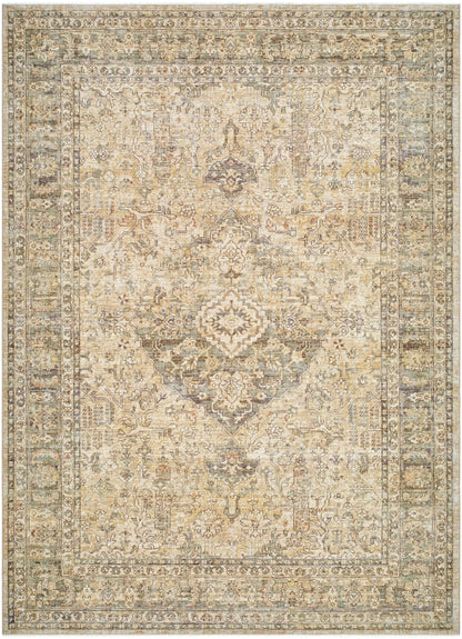 Tapis Becki Owens Renaissance fait main, corail et taupe