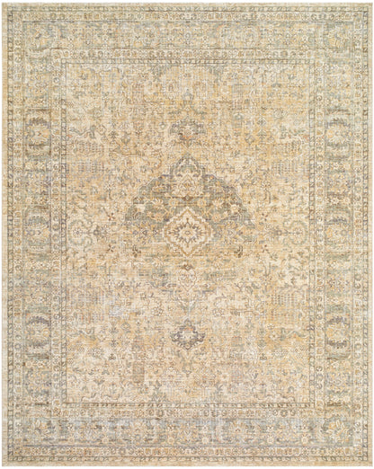 Tapis Becki Owens Renaissance fait main, corail et taupe
