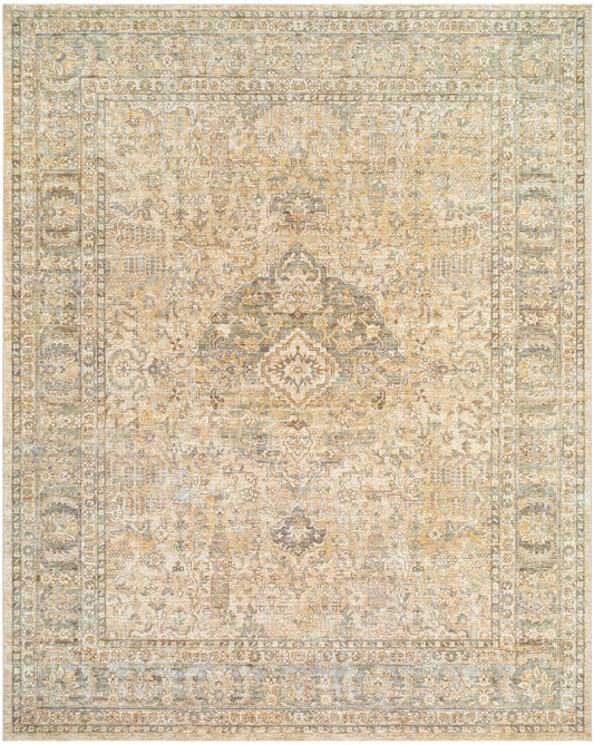 Tapis Becki Owens Renaissance fait main, corail et taupe
