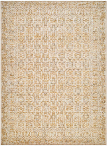 Tapis Becki Owens Renaissance fait main, beige et taupe