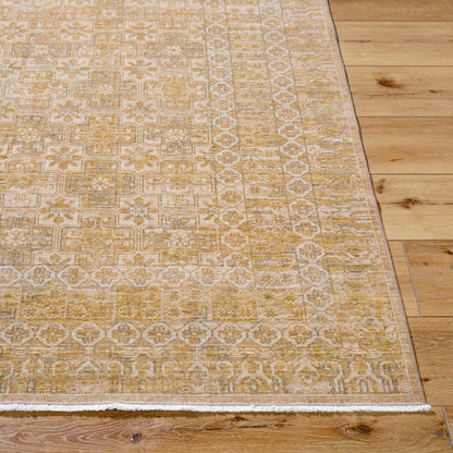 Tapis Becki Owens Renaissance fait main, beige et taupe