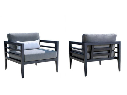 Fauteuil Belamar (lot de 2) - Bleu