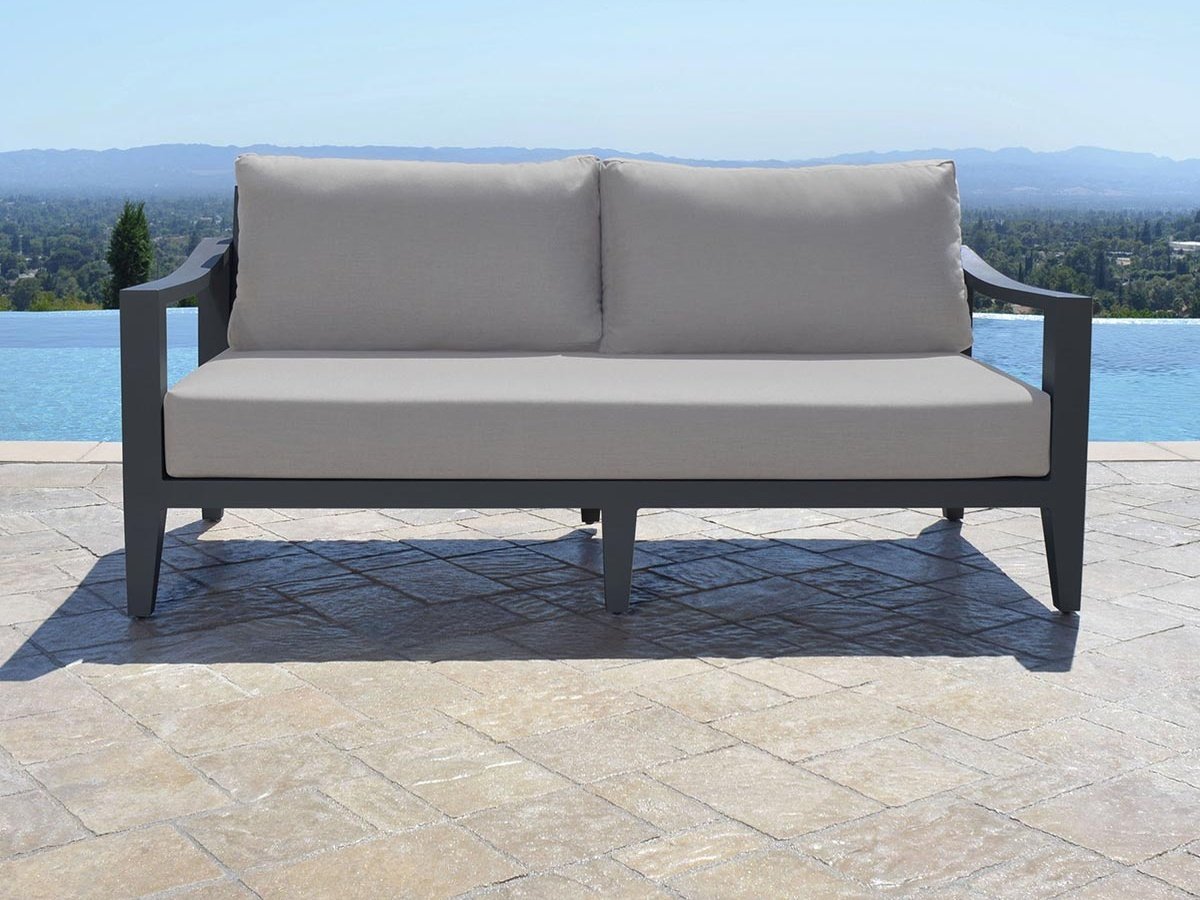 Ensemble de salon de jardin 4 pièces Hyland Hills - Aluminium gris