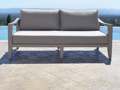 Ensemble de salon de jardin 4 pièces Hyland Hills - Aluminium gris