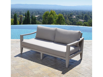 Ensemble de salon de jardin 4 pièces Hyland Hills - Aluminium gris