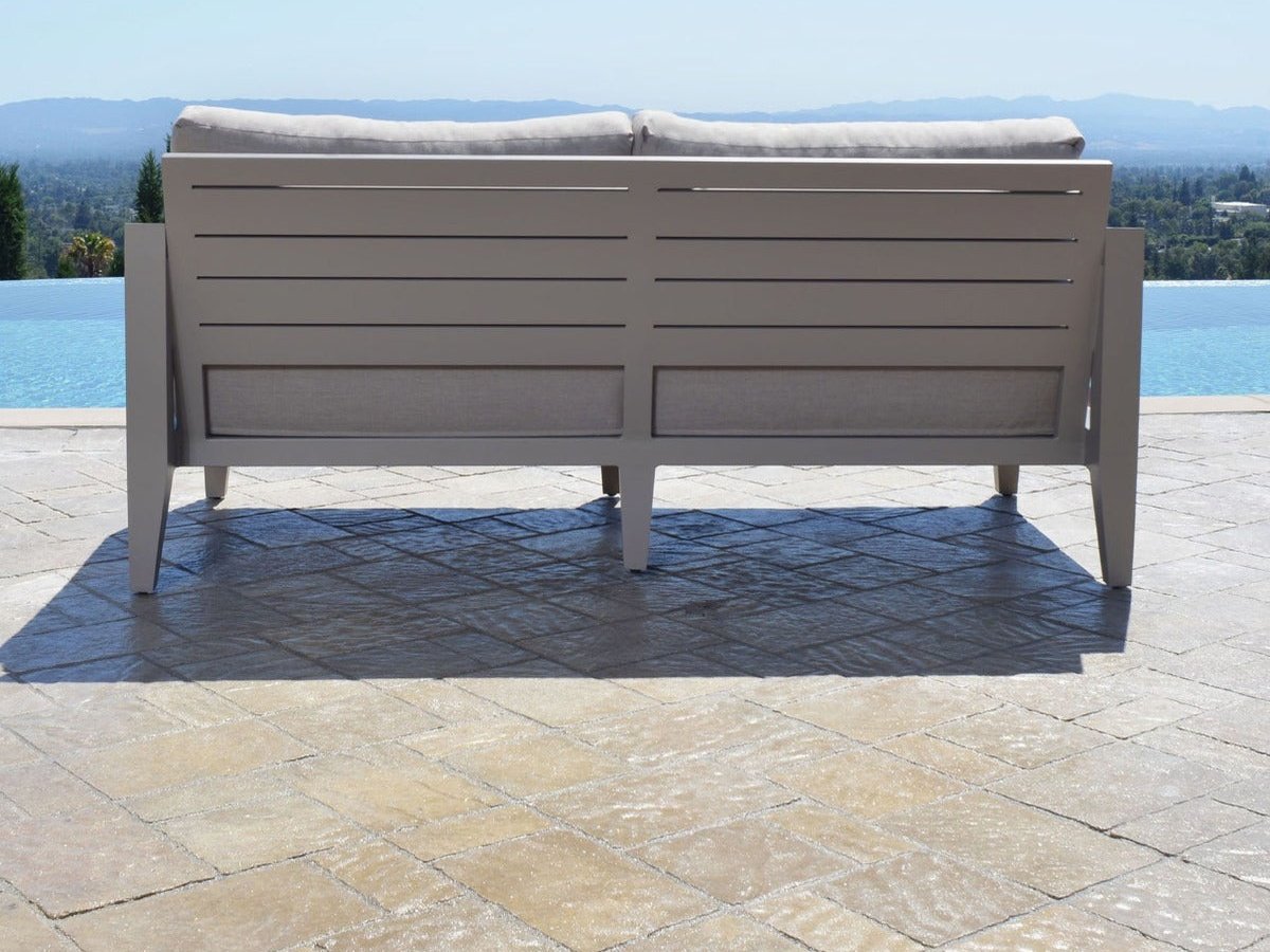 Ensemble de salon de jardin 4 pièces Hyland Hills - Aluminium gris