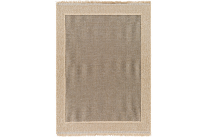 Tapis d'extérieur tissé à la machine Mortimer