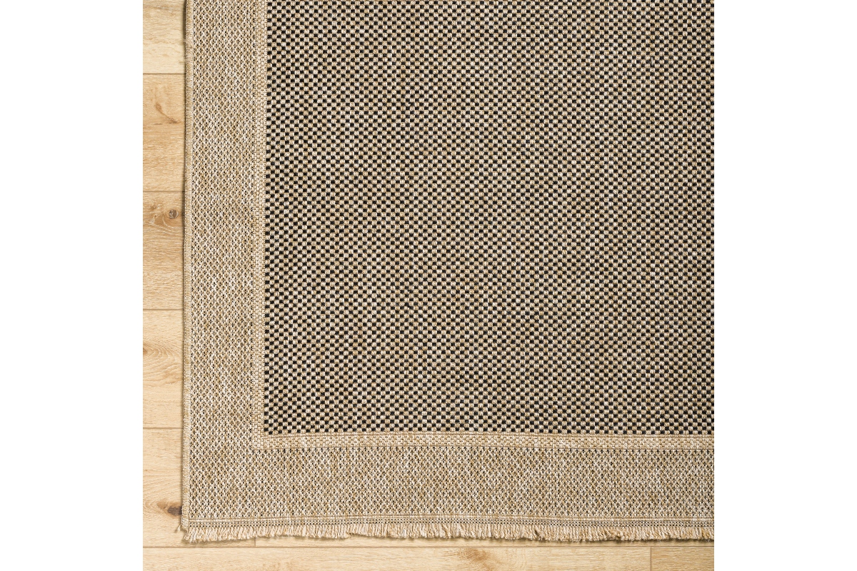 Tapis d'extérieur tissé à la machine Mortimer